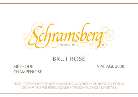 2008 Schramsberg Brut Rosé Front Label