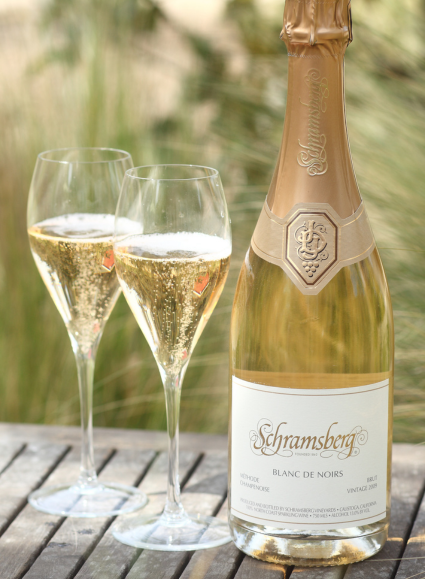 Blanc de Noirs with flutes