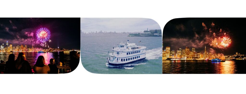 Images of boats in the SF Bay
