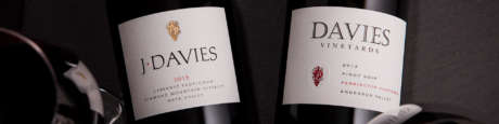 J. Davies 2013 Cabernet Sauvignon, Diamond Mountain District and Davies Vineyards 2013 Pinot Noir, Ferrington Vineyards