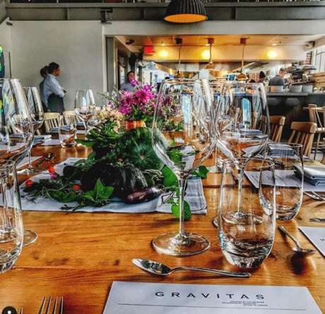 Dining room at Gravitas in Washington, D.C.