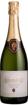 750 ML bottle of 2014 Schramsberg Juster Vineyard Blanc de Noirs