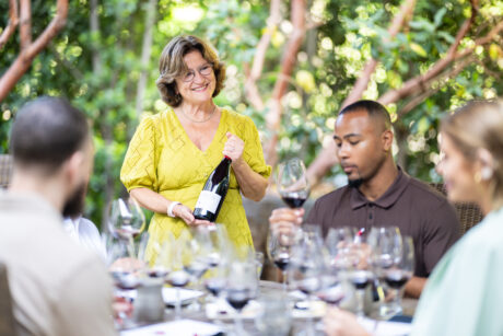 Guests Tasting at Davies Vineyards