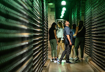 Guests in Schramsberg Caves