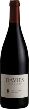 750 ML bottle Davies Vineyards Sonoma Coast Pinot Noir