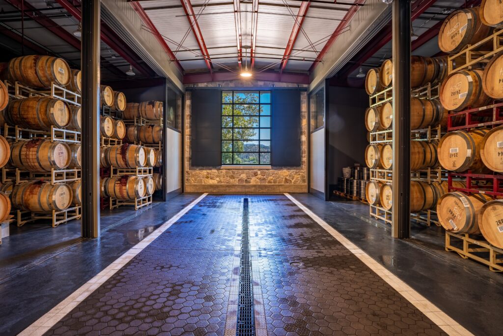 Davies VIneyards' Barrel Room