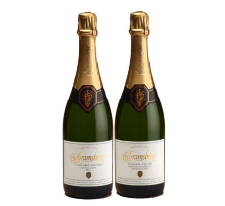 Two sparkling wines: 2015 Piedra Libre Brut and 2015 Schwarze Vineyard Blanc de Blancs