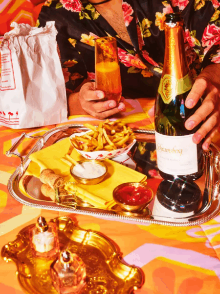 In-N-Out french fries with Schamsberg Blanc de Blancs