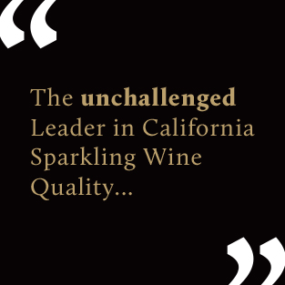 Quote: "The unchallenged leader in California sparkling wine quality"